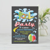 Uitnodigingen voor waterspatten (Staand voorkant)