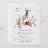 Uitnodigingen voor Waterverf van Woodland Winter W (Voorkant)