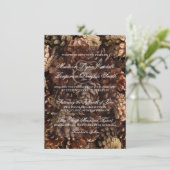 Uitnodigingen voor weddenschappen in het Rustic Co (Staand voorkant)