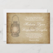 Uitnodigingen voor weddenschappen in het Rustic Co (Voorkant)