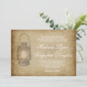Uitnodigingen voor weddenschappen in het Rustic Co (Staand voorkant)