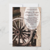 Uitnodigingen voor weddenschappen in het Rustische (Voorkant)