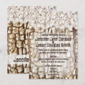 Uitnodigingen voor wedstrijdweduwen in de Rustic C (Voorkant / Achterkant)