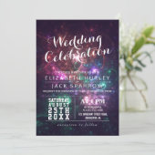 Uitnodigingen voor weduwschappen met elegante zege (Staand voorkant)