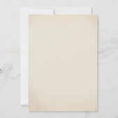 Uitnodigingen voor Westerne bruiloft in Rustic Cou (Achterkant)