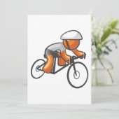 Uitnodigingen voor wielrennen (Staand voorkant)