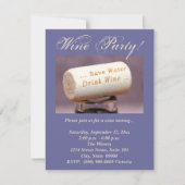 Uitnodigingen voor wijnkurk (Voorkant)