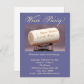 Uitnodigingen voor wijnkurk (Voorkant / Achterkant)