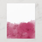 Uitnodigingen voor wijnproeverij met budget (Achterkant)