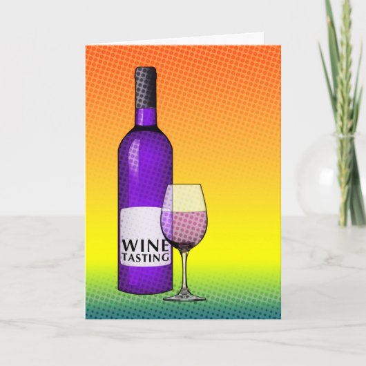 uitnodigingen voor wijnproeverijen (Voorkant)