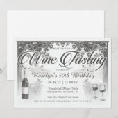 Uitnodigingen voor  wijnproeverijen (Voorkant / Achterkant)