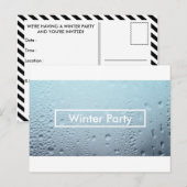 Uitnodigingen voor winterpartijen (Voorkant / Achterkant)