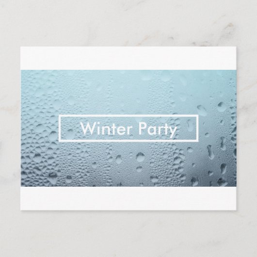 Uitnodigingen voor winterpartijen (Voorkant)
