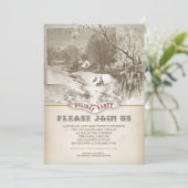  uitnodigingen voor wintervakanties (Staand voorkant)