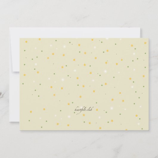 Uitnodigingen voor wintervrienden (Achterkant)