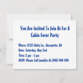 Uitnodigingen voor winterwinterkatten Aangepast (Achterkant)