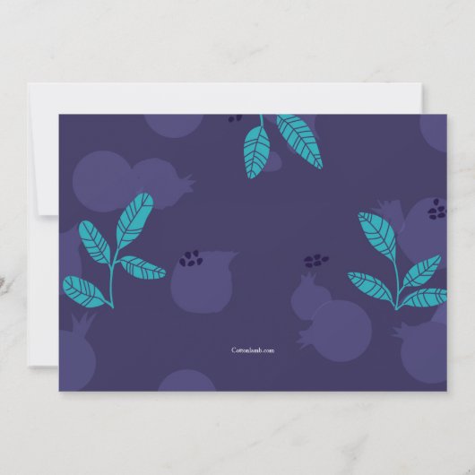 Uitnodigingen voor Yalda Night (Achterkant)