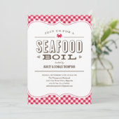 Uitnodigingen voor zeekuiken (Staand voorkant)