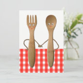 Uitnodigingen voor zomerweduwen (Staand voorkant)