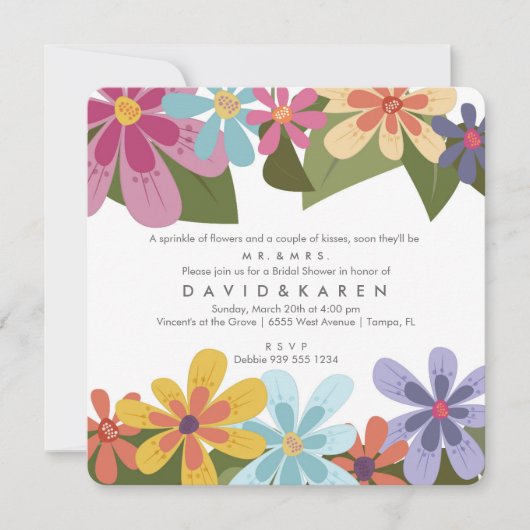 Uitnodigingen | VRIJGEZELLENFEEST | Voorjaarsvisse (Voorkant)