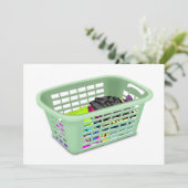 Uitnodigingen wasmand (Staand voorkant)