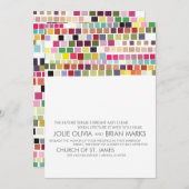 Uitnodigingen | Weddenschap | Kleur Bazaar (Voorkant / Achterkant)