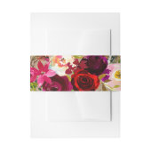 UITNODIGINGEN WIKKEL | Rode Bloemen Boho bruiloft (Voorkant Voorbeeld)