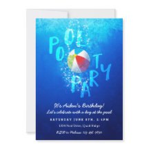Uitnodigingen zomerpool