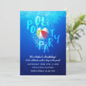 Uitnodigingen zomerpool (Staand voorkant)