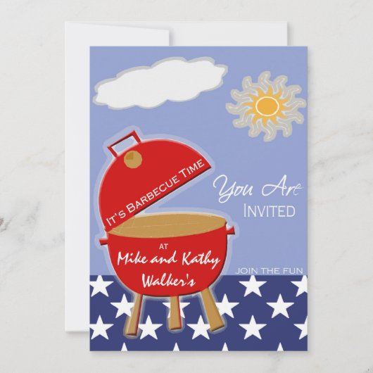 Uitnodigingen zomervakantie (Voorkant)