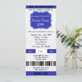 Uitnodigingenkaartje, altijd, eenvoudig, kaart (Staand voorkant)