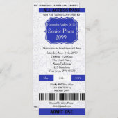 Uitnodigingenkaartje, altijd, eenvoudig, kaart (Voorkant / Achterkant)