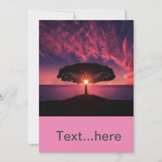 Uitnodigingkaart Huwelijk Sjabloon Kaart (Voorkant)