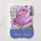 Uitnodigingkaart Huwelijk Sjabloon Kaart (Voorkant)