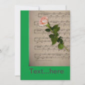 Uitnodigingkaart Trouwfeest Sjabloon Kaart (Voorkant)