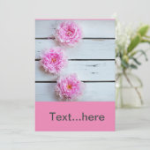 Uitnodigingkaart Trouwfeest Sjabloon Kaart (Staand voorkant)