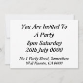 Uitnodigingretro Kaart (Achterkant)