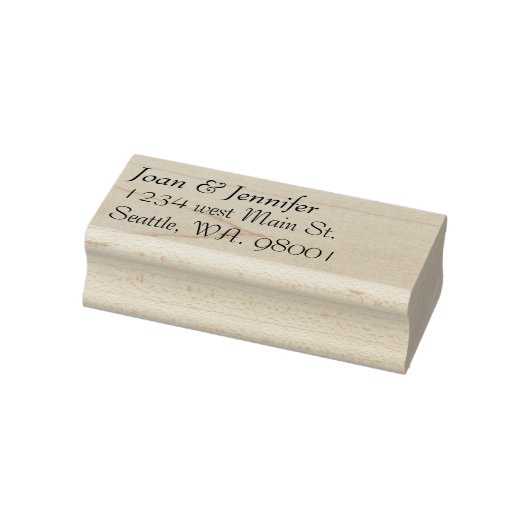 Uitnodigingsadres bruiloft rubberstempel (Stempel)
