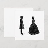 Uitnodigingsansichtkaart Kaart (Voorkant / Achterkant)