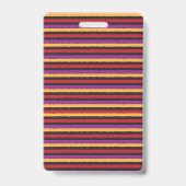 Uitnodigingsbadge voor kinderfeestje in verkleedpa badge (Achterkant)