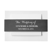 Uitnodigingsbalken Uitnodigingen Wikkel (Voorkant Voorbeeld)