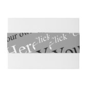 Uitnodigingsbanden Uitnodigingen Wikkel (Achterkant Voorbeeld)