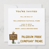 Uitnodigingsbedrijf Picnic Kaart (Achterkant)