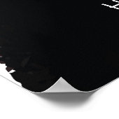 Uitnodigingsbord voor Little Boo Halloween-babyfee Poster (Hoek)