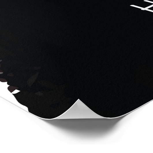 Uitnodigingsbord voor Little Boo Halloween-babyfee Poster (Hoek)