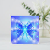 Uitnodigingsboter Abstract Save The Date (Staand voorkant)