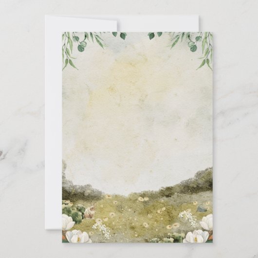 uitnodigingsbrief voor een bruiloft kaart (Achterkant)