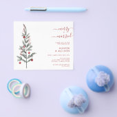 Uitnodigingsbrochure voor kerstweddenschappen BUDG Flyer (Enkel)