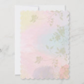 Uitnodigingsbruiloft Kaart (Achterkant)