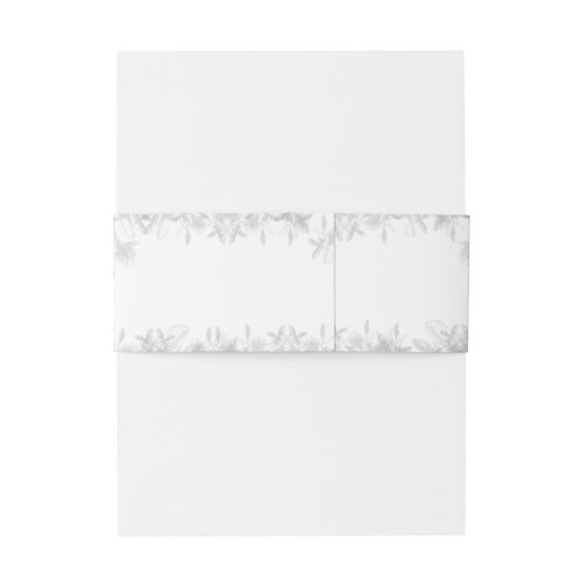 uitnodigingsbuikband voor huwelijkse eenheid uitnodigingen wikkel (Achterkant Voorbeeld)